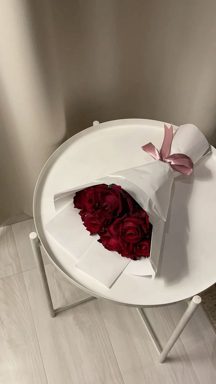 Imperial Beauty — Deep red roses, dressed like royalty